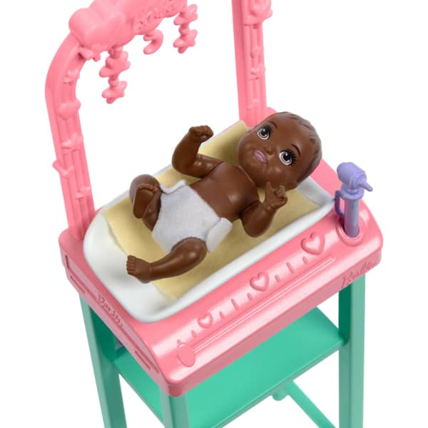 Mattel Barbie Baby Doctor Doll With Blonde Fashion Doll 1 Baby Doll Furniture & Accessories