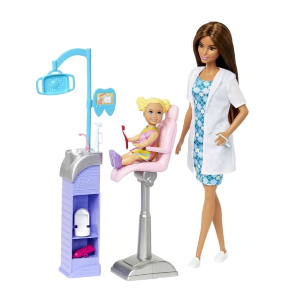 Mattel Barbie Careers Dentist Doll And Playset With Accessories Barbie Toys