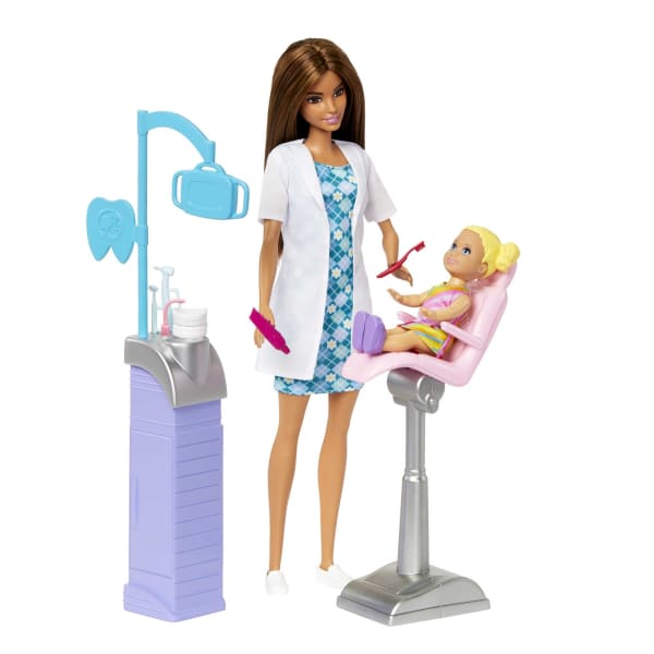 Mattel Barbie Careers Dentist Doll And Playset With Accessories Barbie Toys