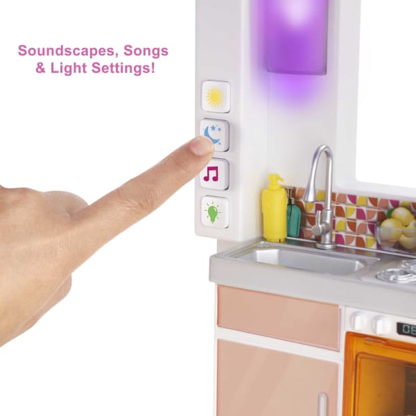 Mattel Barbie Dreamhouse Dollhouse With 75+ Accessories & Wheelchair Accessible Elevator Lights Sounds Music