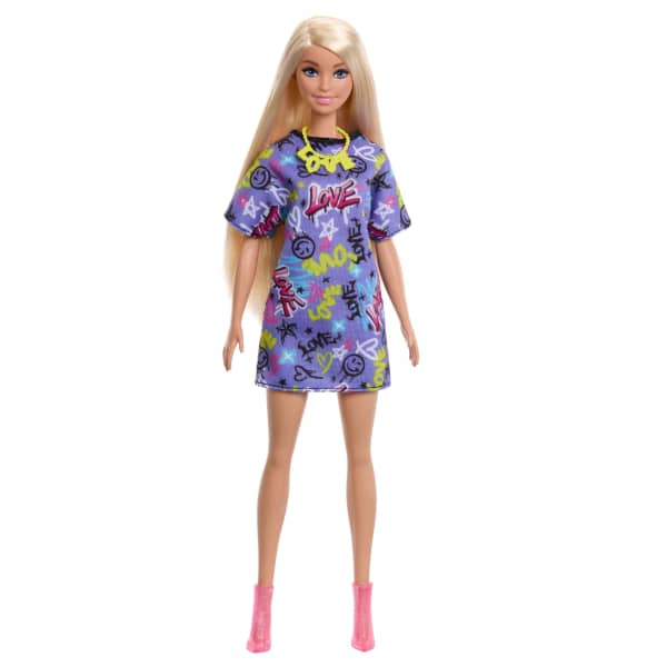 Mattel Barbie Fashion Doll With Clothes And Accessories Including Party Dresses & Purses (3 Outfits)