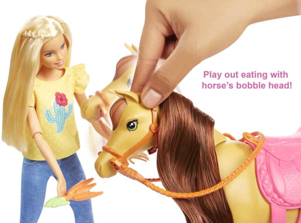Mattel Barbie Hugs 'n' Horses With & Chelsea Dolls Blonde Doll Playset