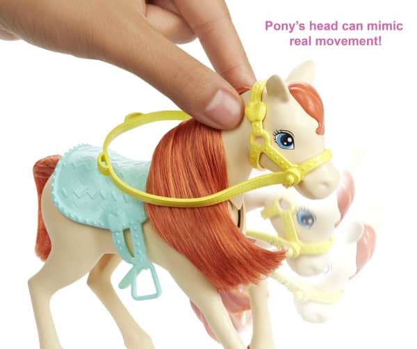 Mattel Barbie Hugs 'n' Horses With & Chelsea Dolls Blonde Doll Playset