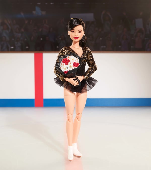 Mattel Barbie Inspiring Women Kristi Yamaguchi Collectible Doll In 1992 Winter Olympics Fashion