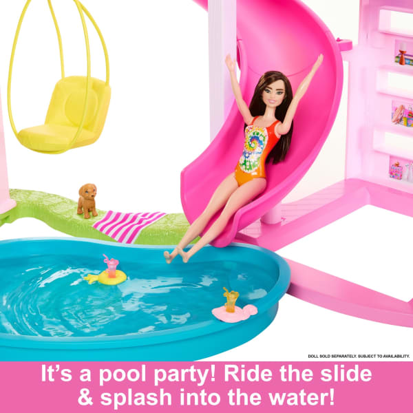 Mattel Barbie Latest Dreamhouse | Pool Party Doll Playset