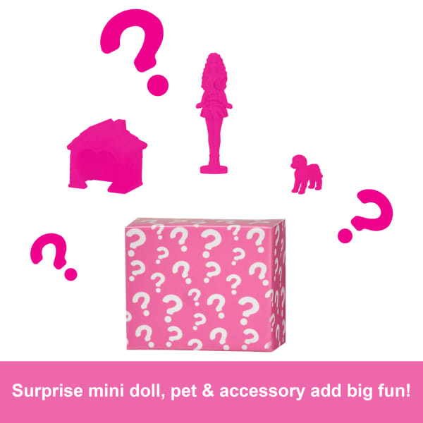 Mattel Barbie Mini Barbieland Doll House Playsets With 1.5-inch Doll Furniture & Accessories