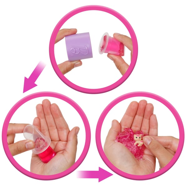 Mattel Barbie Party Unboxed Glam Party Series Pink Sparkle Doll & Accessories With 10 Surprises