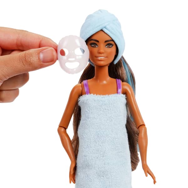 Mattel Barbie Party Unboxed Glam Party Series Purple Sparkle Doll & Accessories With 10 Surprises