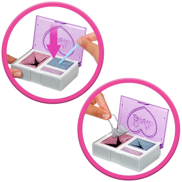 Mattel Barbie Party Unboxed Glam Party Series Purple Sparkle Doll & Accessories With 10 Surprises