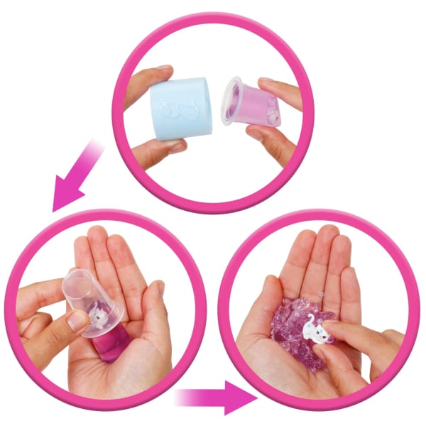 Mattel Barbie Party Unboxed Glam Party Series Purple Sparkle Doll & Accessories With 10 Surprises