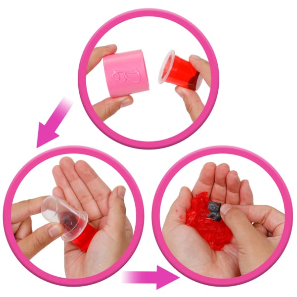 Mattel Barbie Party Unboxed Glam Party Series Red Sparkle Doll & Accessories With 10 Surprises