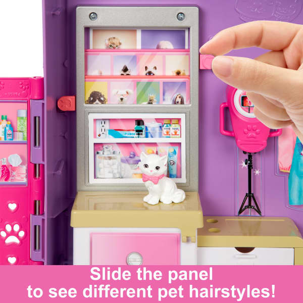 Mattel Barbie Pet Daycare Playset With 2 Dolls & 30+ Accessories Including 8 Animals 3+Feet Long