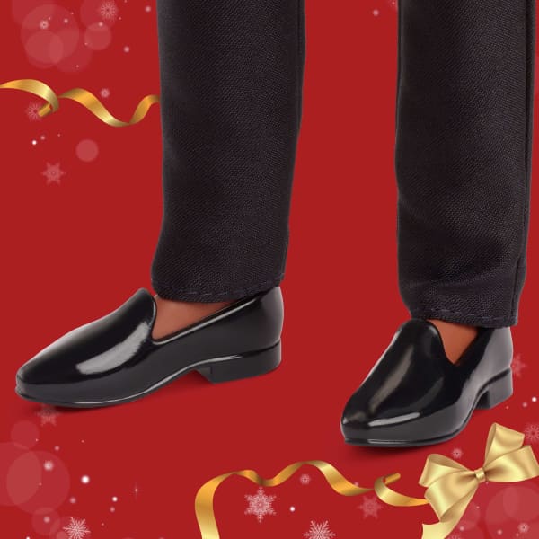 Mattel Barbie Signature 2025 Holiday Dark Brown Hair Ken Collectible Fashion Doll Wearing Full Suit With Golden Jacket