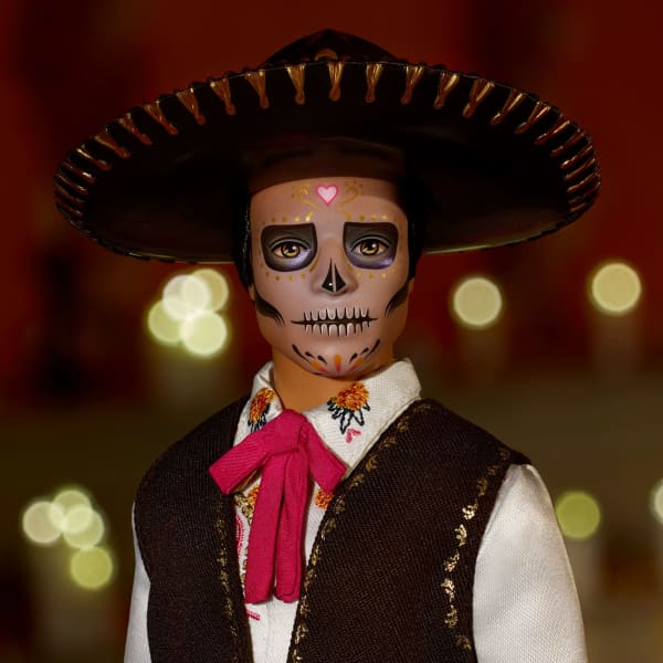 mattel Barbie Signature Día De Muertos 2025 Collectible Ken Doll in Suit And Sombrero