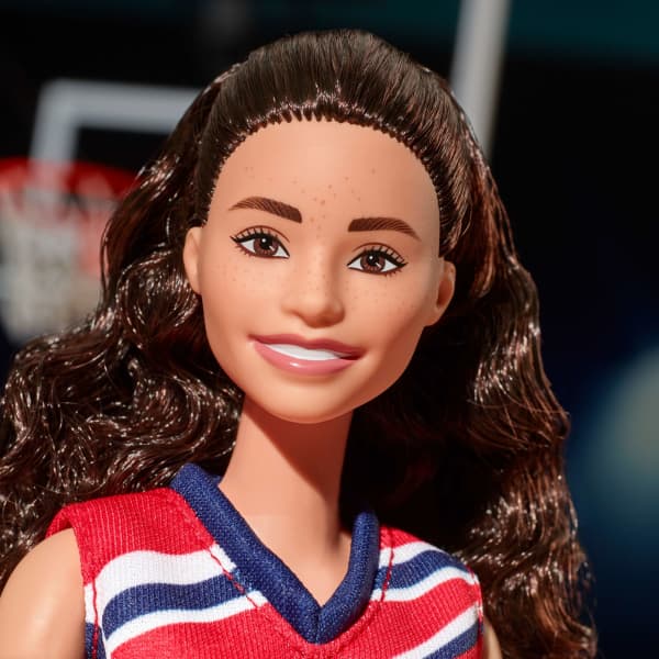 Mattel Barbie Signature Doll Sue Bird With Uniform & Basketball Accessory