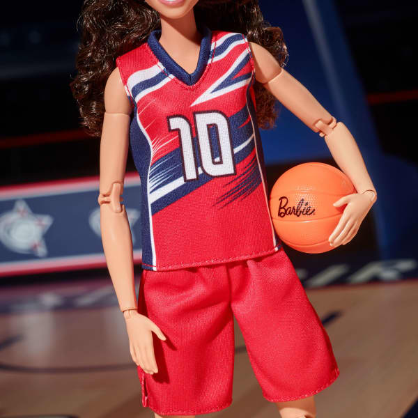Mattel Barbie Signature Doll Sue Bird With Uniform & Basketball Accessory