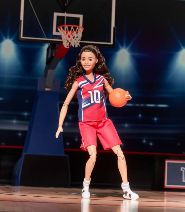 mattel Barbie Signature Doll Sue Bird With Uniform & Basketball Accessory