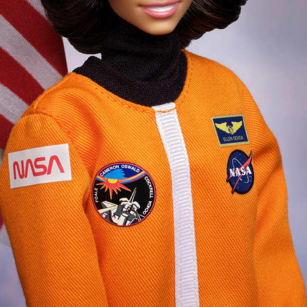 Mattel Barbie Signature Inspiring Women Ellen Ochoa Fashion Doll Collectible Astronaut Suit & Accessories