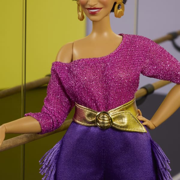 Mattel Barbie Signature Tribute Collection Debbie Allen Doll In Purple Fringe Pants And Legwarmers