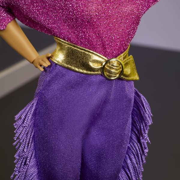 Mattel Barbie Signature Tribute Collection Debbie Allen Doll In Purple Fringe Pants And Legwarmers