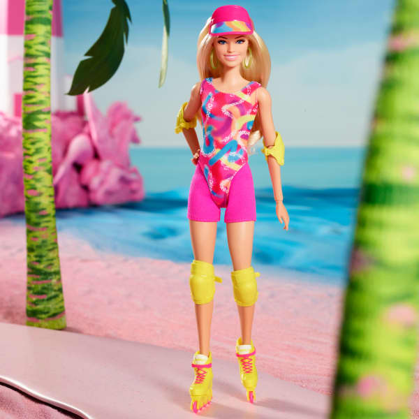 mattel Barbie The Movie Collectible Doll Margot Robbie As Barbie in Inline Skating Outfit