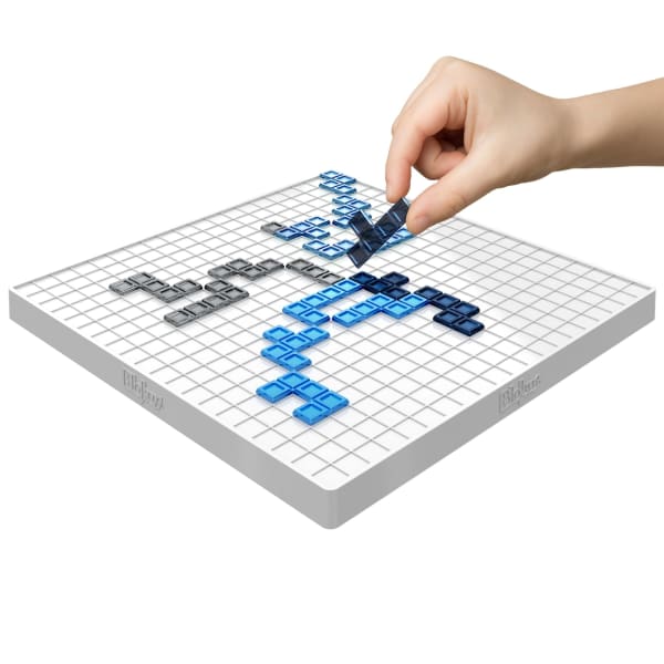 Mattel Blokus Strategy Family Board Game 25Th Anniversary Edition With Just One Rule For 2-4 Players