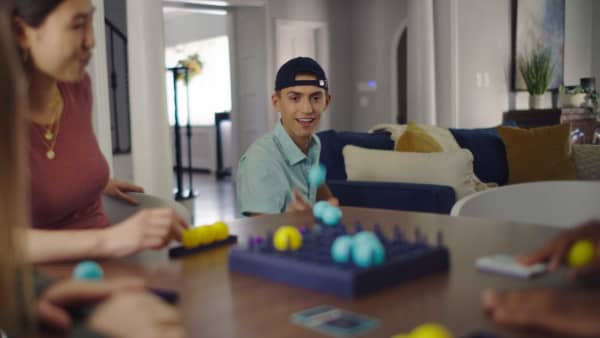 mattel Bounce-Off Chrono Challenge-Jeu D’Ambiance à Partir de 7 Ans