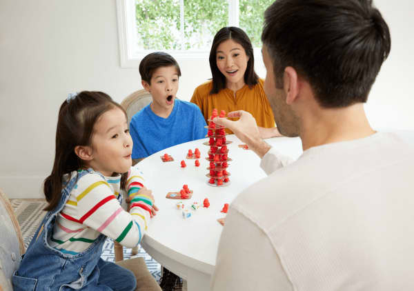 mattel Castors Constructeurs Jeu Pour Soirées en Famille Soirées de Jeux
