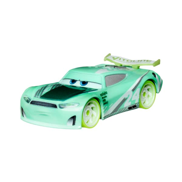Mattel Disney And Pixar Cars Glow Racers Vehicles Glow-In-The-Dark 1:55 Scale Die-Cast Toy Cars