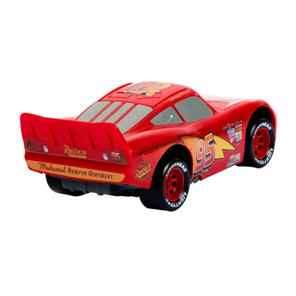 Mattel Disney And Pixar Cars Moving Moments Lightning Mcqueen Toy Car With Moving Eyes & Mouth