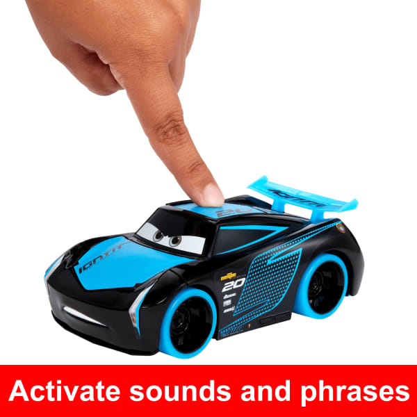 Mattel Disney And Pixar Cars Track Talkers Glow Racers Lightning Mcqueen & Jackson Storm 2-Pack