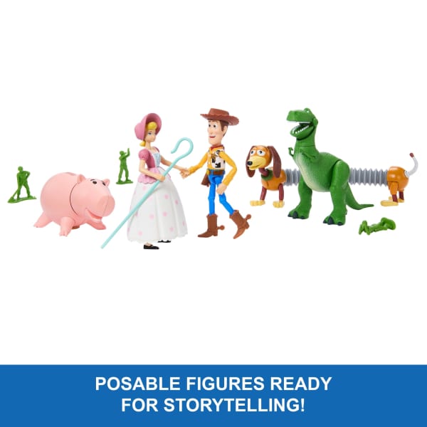 Mattel Disney And Pixar Storytellers Pack Toy Story Movie 30Th Year Movie Multi-Pack Of 5 Plus Figures