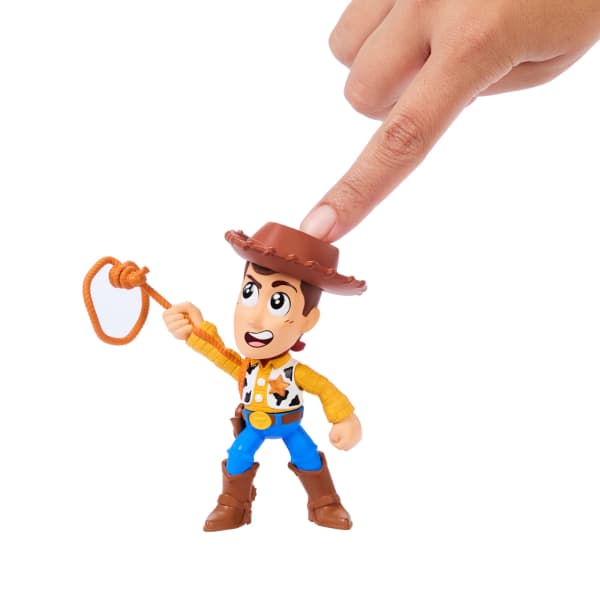 mattel Disney And Pixar Toy Story Click Figs Sheriff Woody Small Movie Toy With Pop Up Action Move