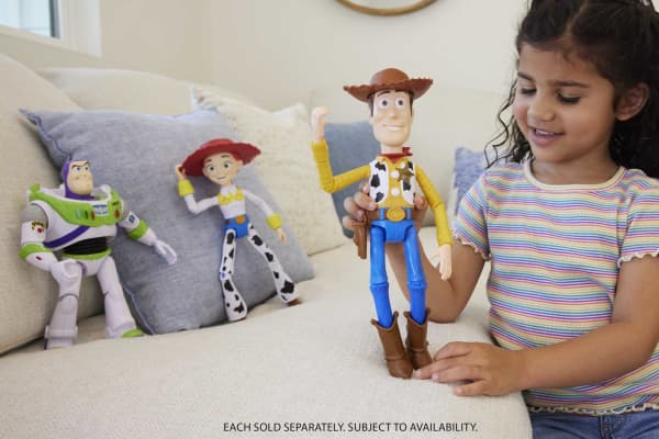 mattel Disney-Pixar-Toy Story-Grande Figurine Articulée Buzz L’Éclair 30 Cm