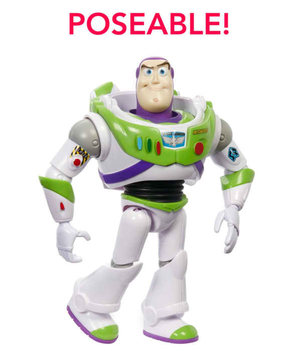 Mattel Disney Pixar Toy Story Large Buzz Lightyear Action Figure Collectible Toy In 12-inch Scale