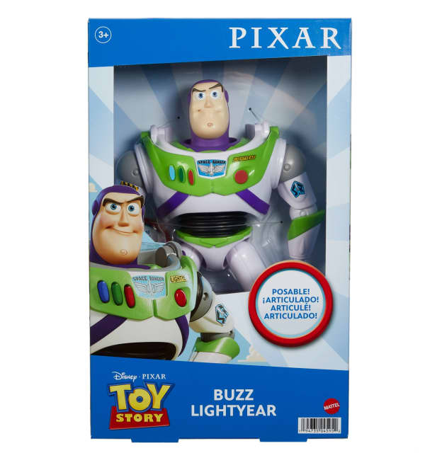 Mattel Disney Pixar Toy Story Large Buzz Lightyear Action Figure Collectible Toy In 12-inch Scale