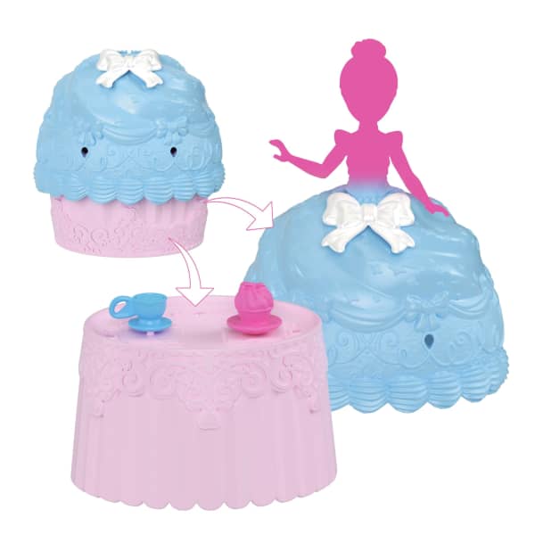 Mattel Disney Princess Cupcake Small Doll Reveal With 5 Surprises Including Doll & 2 Accessories