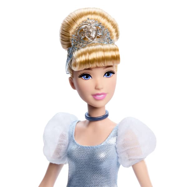 Mattel Disney Princess Enchanted Stories Cinderella Fashion Doll With Sparkling Dress & Accessories Posable