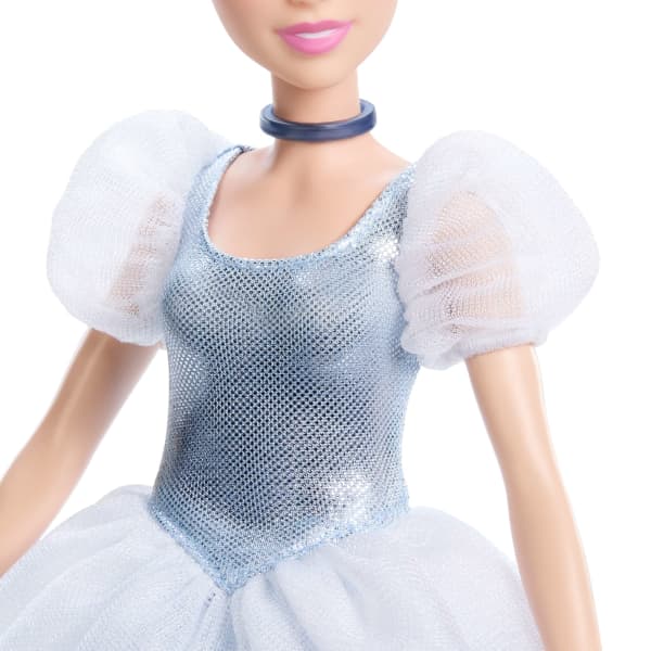 Mattel Disney Princess Enchanted Stories Cinderella Fashion Doll With Sparkling Dress & Accessories Posable