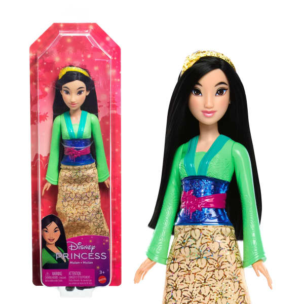 Mattel Disney Princess Fashion Dolls With Sparkling Outfits And Accessories Inspired By Disney Movies