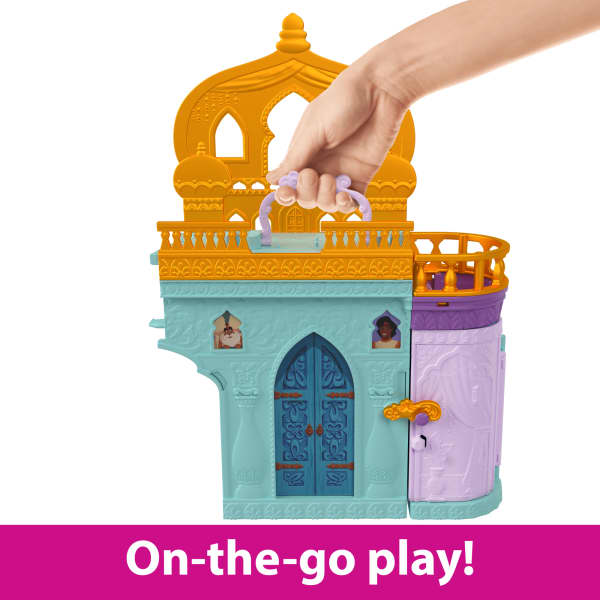 Mattel Disney Princess Jasmine Stacking Castle Doll House With Small Doll Inspired By Disney Movie Aladdin