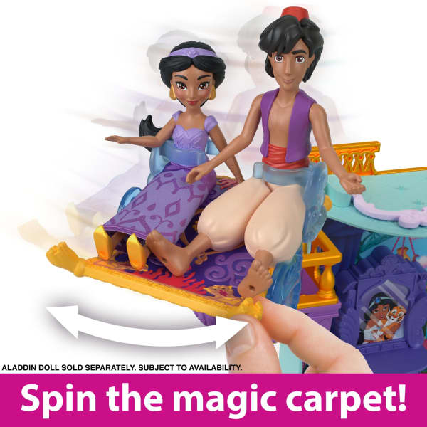 Mattel Disney Princess Jasmine Stacking Castle Doll House With Small Doll Inspired By Disney Movie Aladdin