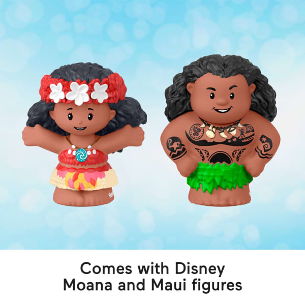 Mattel Disney Princess Moana Toys Moana & Maui's Canoe Fisher-Price Little People Toddler Toys