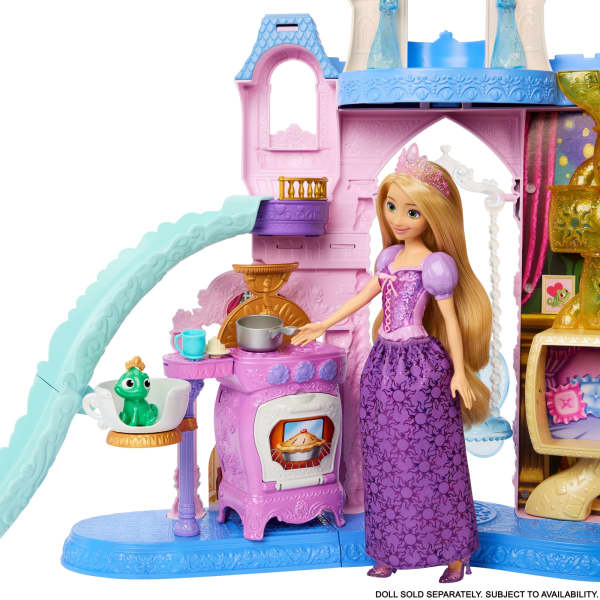 Mattel Disney Princess Pet Palace Playset With 7 Play Areas 3 Animal Friends & 20+ Furniture & Accy
