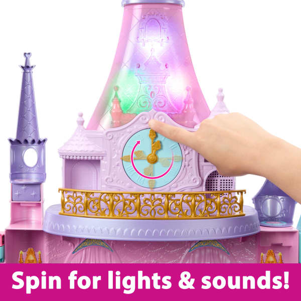 Mattel Disney Princess Ultimate Castle Doll House With Lights & Sounds & 25+ Accessories Pieces 4 Ft Tall