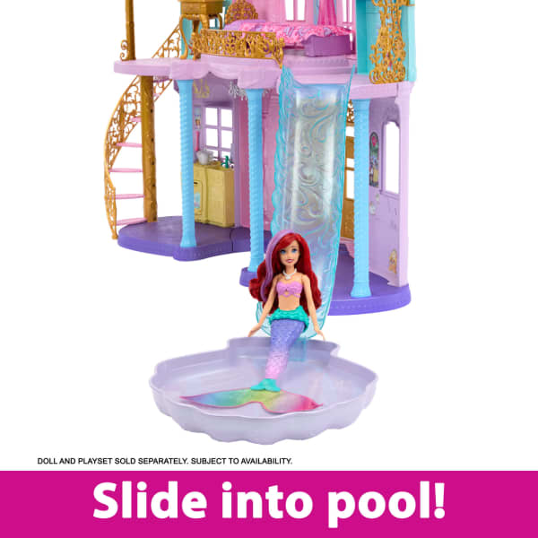 Mattel Disney Princess Ultimate Castle Doll House With Lights & Sounds & 25+ Accessories Pieces 4 Ft Tall