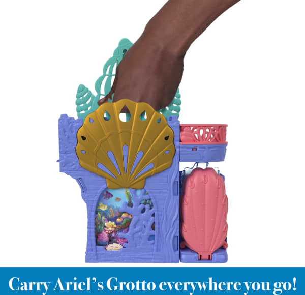 Mattel Disney The Little Mermaid Storytime Stackers Ariel's Grotto Playset And 10 Accessories