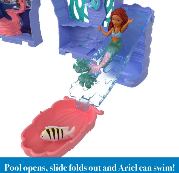 Mattel Disney The Little Mermaid Storytime Stackers Ariel's Grotto Playset And 10 Accessories