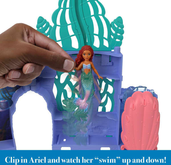 Mattel Disney The Little Mermaid Storytime Stackers Ariel's Grotto Playset And 10 Accessories