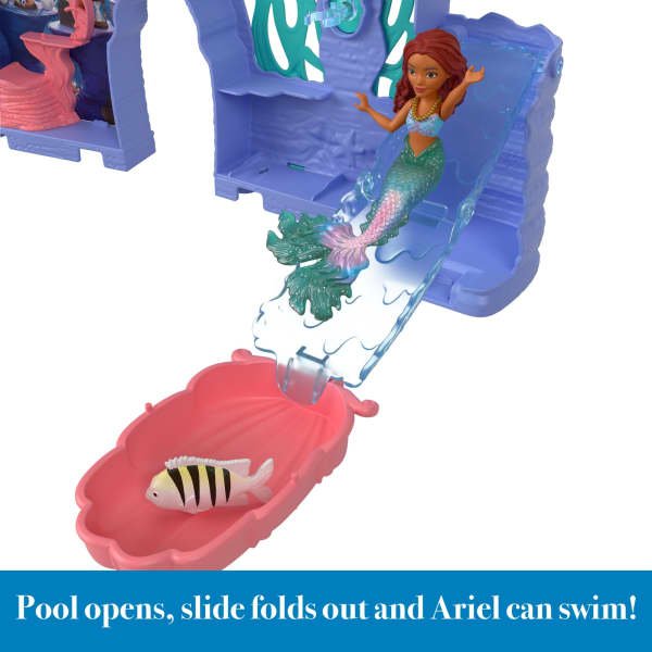 Mattel Disney The Little Mermaid Storytime Stackers Ariel's Grotto Playset And 10 Accessories